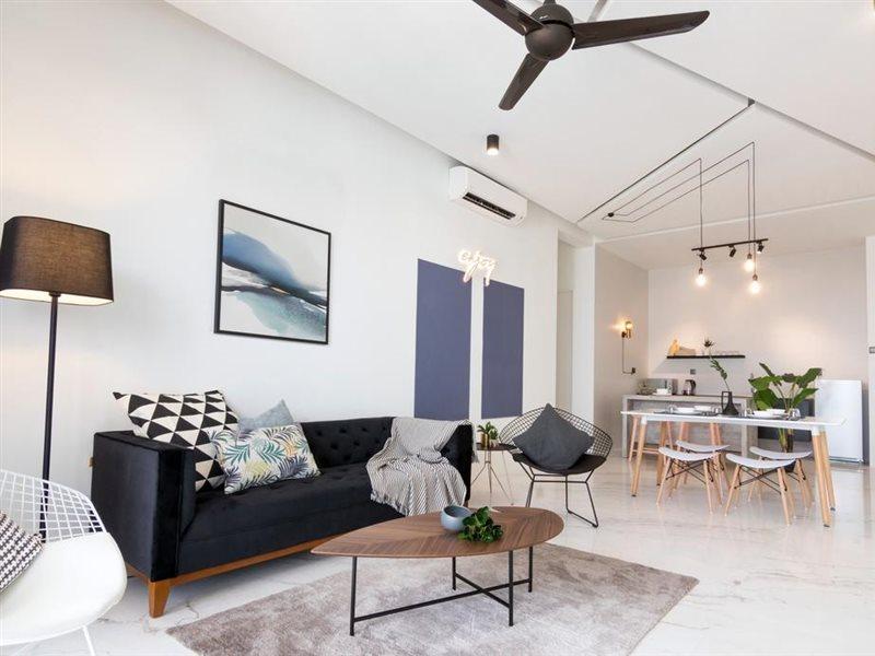 Arte Serviced Apartment @ Penang Gelugor Buitenkant foto