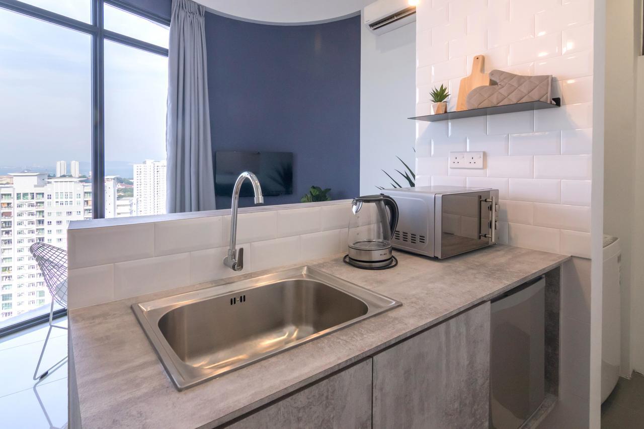 Arte Serviced Apartment @ Penang Gelugor Buitenkant foto